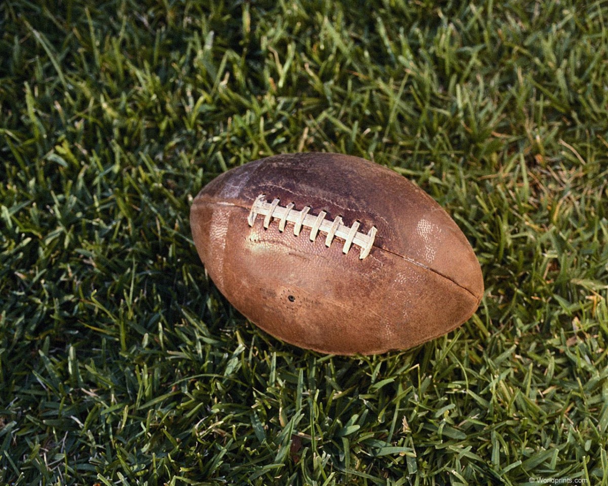 Мяч для игры в регби фото